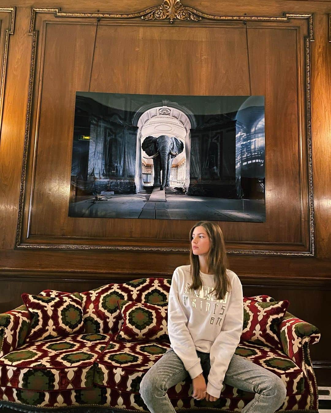 ヴァレリー・カウフマンのインスタグラム：「🐘」