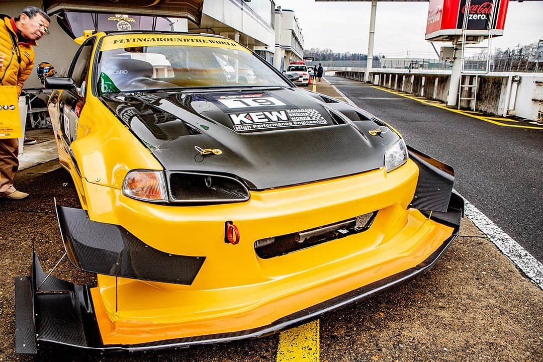 mistbahnさんのインスタグラム写真 - (mistbahnInstagram)「_ Yellow Factory | RKEW K24-Swapped Honda EG6 CIVIC _ Shot on Feb-22 2020 "Attack TSUKUBA ( @tuningcartimeattack )" at Tsukuba Circuit (Ibaragi, Japan) _ car: Yellow Factory | @kew.racing KEW (KANAGAWA ENGINE WORKS) photo: @mistbahn _ _ JP) 2020年02月22日、筑波サーキットで開催されたAttack筑波で撮影。 _ _ #tuningcartimeattack #attacktsukuba #attack筑波 #yellowfactory #kanagawaengineworks #金川エンジンワークス #kew #金肉 #tsukubacircuit #筑波サーキット #civic #hondacivic #ホンダシビック #シビック #hondacivicsir #eg #eg6 #egcivc #k20 #k20a #k24 #kswapped #kseries #kswap #kanjo #kanjozoku #timeattack #timeattackjapan #hondasontrack #becauseracecar」3月10日 12時24分 - mistbahn