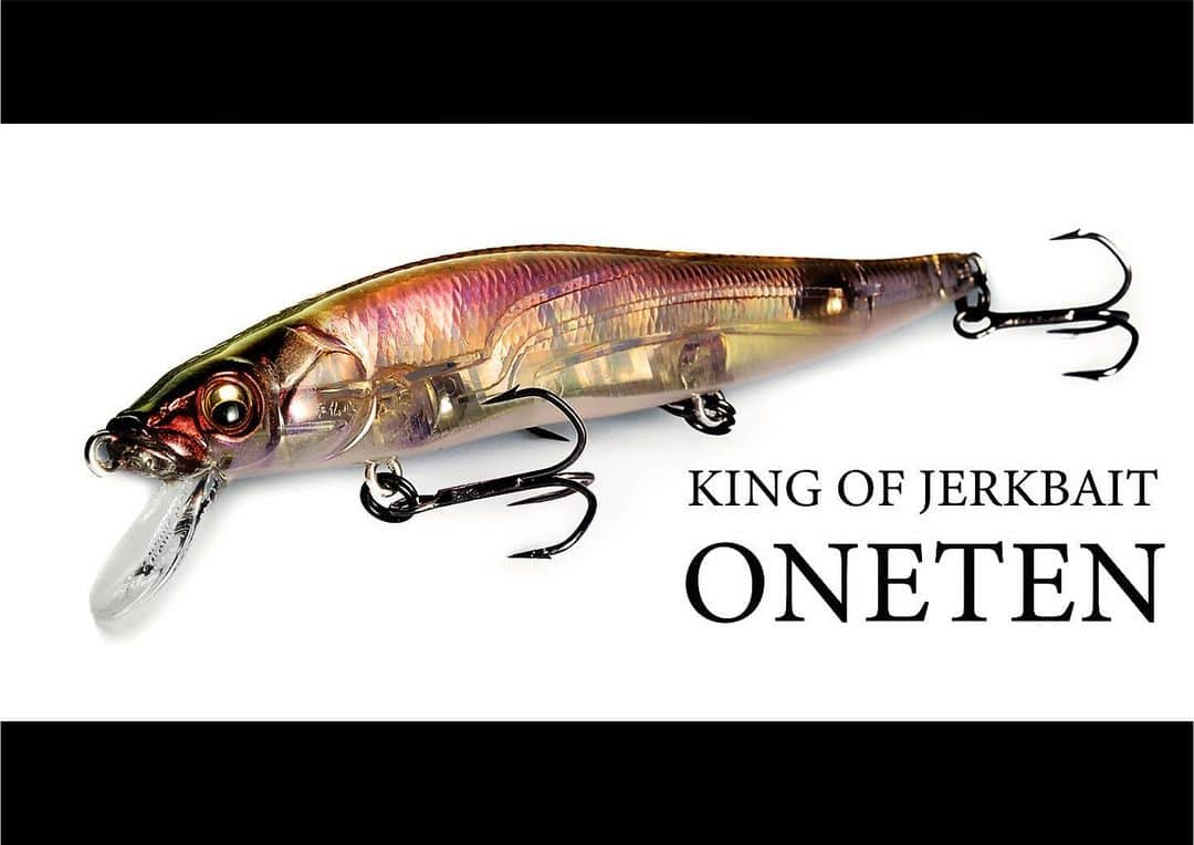 Megabass Inc.のインスタグラム：「KING OF JERKBAIT ONETEN #megabass #メガバス #yukiito #伊東由樹 #kingofjerkbait #oneten #110」