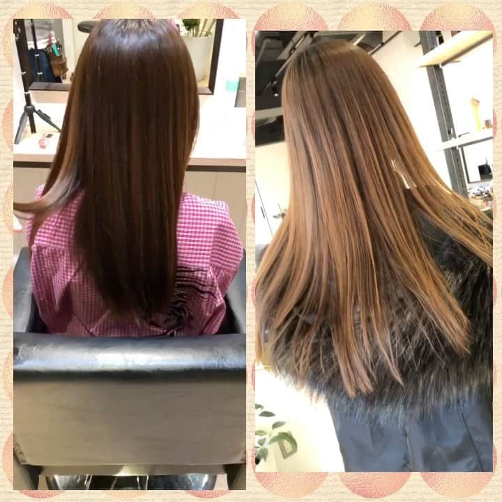 愛内里菜のインスタグラム：「この艶めき、サラサラすんごーい👏👏👏‼️😆﻿ ﻿ 全体的なアホ毛が多めで悩んでいたけど﻿ なんと一度でこの変化！﻿ 3か月ほどかけて髪を健康にしていくんだって！﻿ ﻿ ✨Lealo by K-two✨﻿ オリジナル髪質改善トリートメント﻿ ﻿ 私のインスタ見たと言ってもらえれば﻿ ¥15000から¥5000OFFとなります！﻿ 🍒 大阪谷町六丁目美容室🍒 06-6767-2244﻿ ﻿ お近くの方！めちゃくちゃおすすめです🌈﻿ ﻿ シャンプーのCMみたい！🤩﻿ これヘアカットもしてないし、ほんとトリートメントだけ！！👏👏👏﻿ オーナーの西岡さんと📸 ﻿ @lealo_by_ktwo_hiroo  #髪質改善  #髪質改善トリートメント  #ヘアケア  #産後ケア ﻿ ✨活動20周年記念✨﻿ YouTube開始！チャンネル登録よろしくね😆﻿ 愛内里菜は「R」であ〜るチャンネル﻿ 「歌ってみた」﻿ https://youtu.be/N97mieWf2eg﻿ ﻿ 「解説編」﻿ https://youtu.be/v1RW058Oubs﻿ ﻿ ﻿ TikTokも開始！フォローよろしくね😆﻿ R_愛内里菜﻿ https://www.tiktok.com/@r_aiuchirina_official﻿ ﻿ #@tanaka_tatsuo﻿ ﻿ #歌ってみた﻿ #Cover﻿ #弾いてみた﻿ #カラオケ﻿ #ライブ﻿ #愛内里菜はRとして再始動﻿ #垣内りか #垣内倶楽部 #バンド #バンド名 ﻿ #ライブハウス #ライブ #一体化 #絆 #盛り上がりたい #会いたい﻿ #感謝 #リスタート #アニバーサリー#20周年﻿ #YouTube﻿ #ユーチューバー#TikTok﻿ @kentaroishii1981﻿ #アルバム﻿」