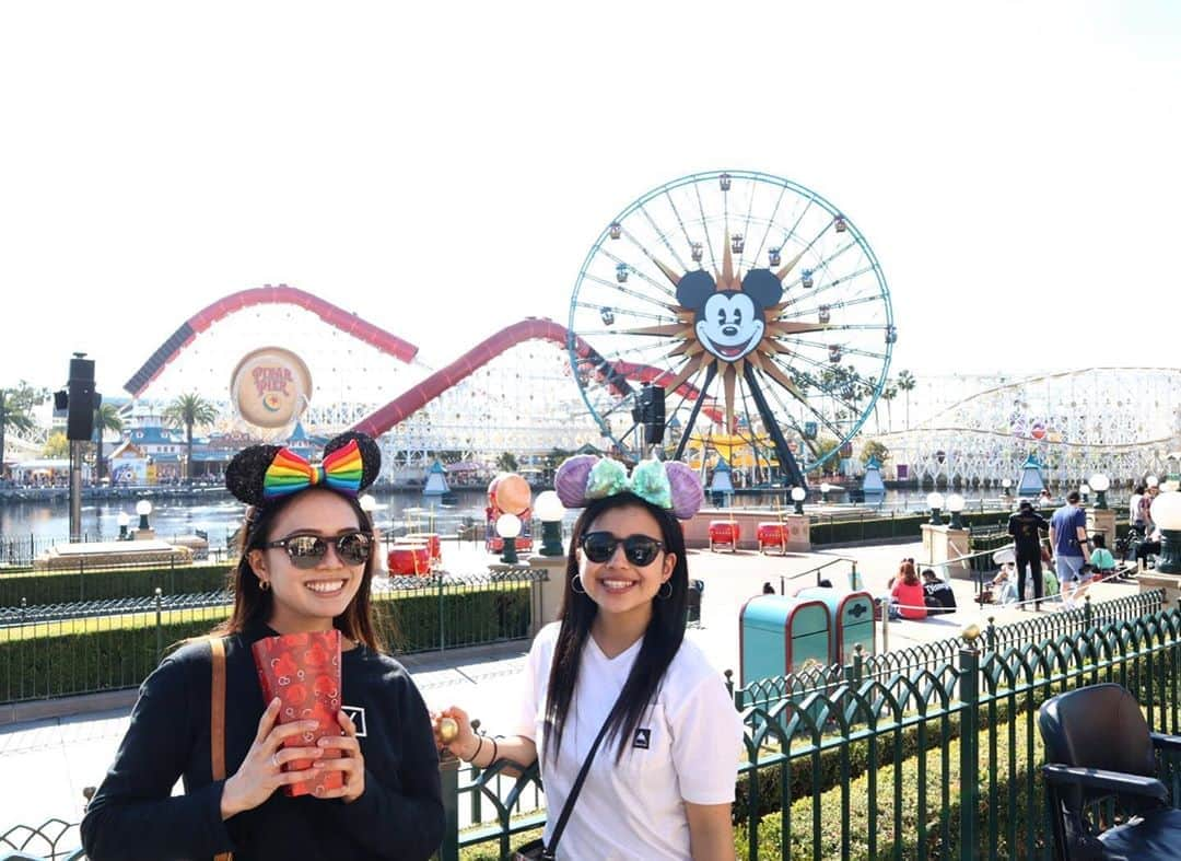 松本遥奈のインスタグラム：「Disney California Adventure🐭 It was so fun❤️ #disney #california  #roxy #roxyjapan #oakleyjapan」