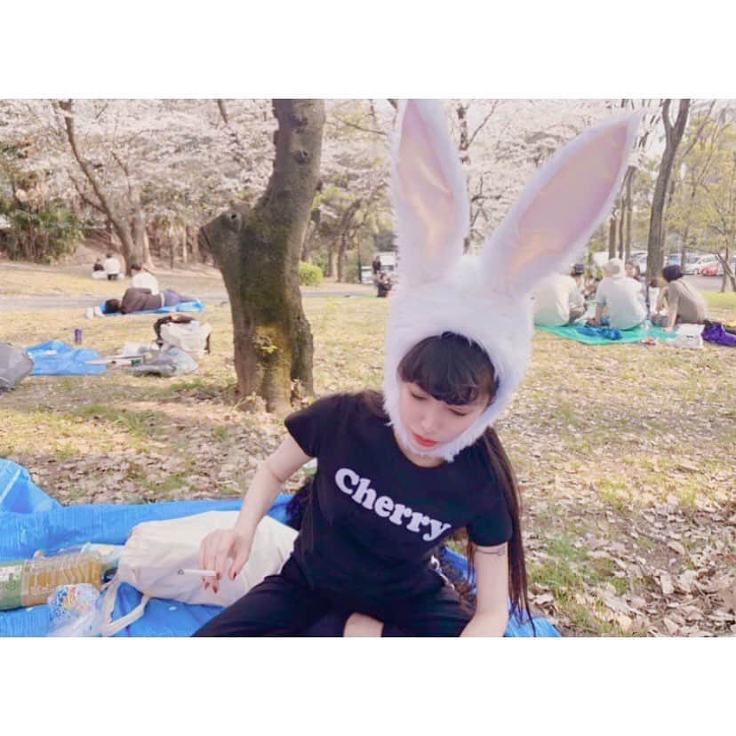 中川ジュリアのインスタグラム：「もうちょいしたら家の近く満開になる🌸」