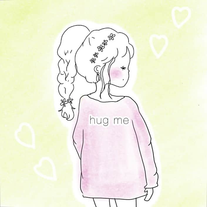 ゆいこ ◡̈♥︎さんのインスタグラム写真 - (ゆいこ ◡̈♥︎Instagram)「⋄﻿ ﻿ ﻿ #hugme ♥﻿ ﻿ ﻿ ﻿ ﻿ #お絵描き #絵本」3月10日 21時57分 - yuiko__h
