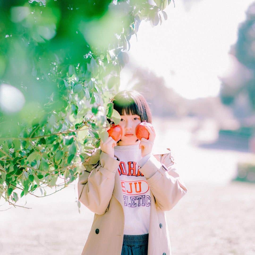 hiderin777のインスタグラム：「. . . . . よくばりんご🍎🍎 . . . . . . model @sutchy__  shot by @ringostar.desu . . .」