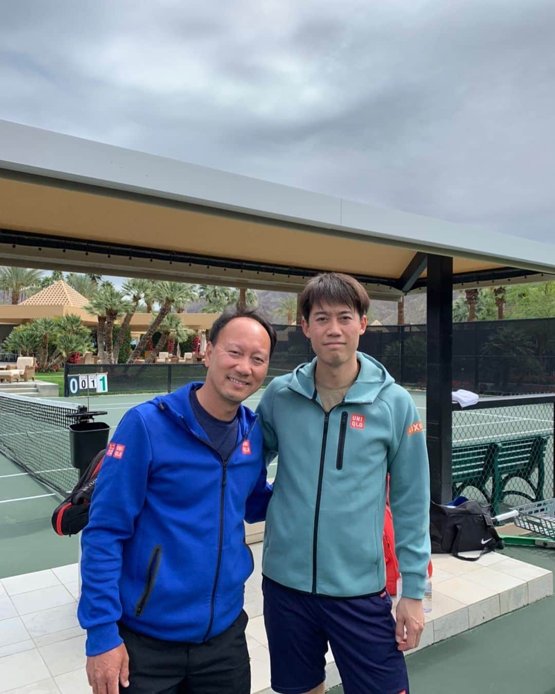 錦織圭さんのインスタグラム写真 - (錦織圭Instagram)「Nice to be back on court with Michael!」3月11日 5時11分 - keinishikori