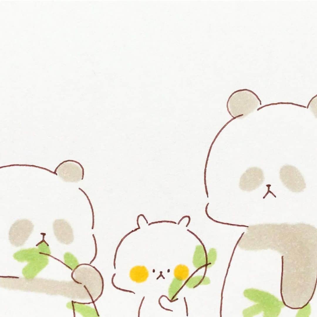 カモさんのインスタグラム写真 - (カモInstagram)「#パンダ発見の日#パンダ#ウサギタケ#usagitake」3月11日 9時52分 - illustratorkamo