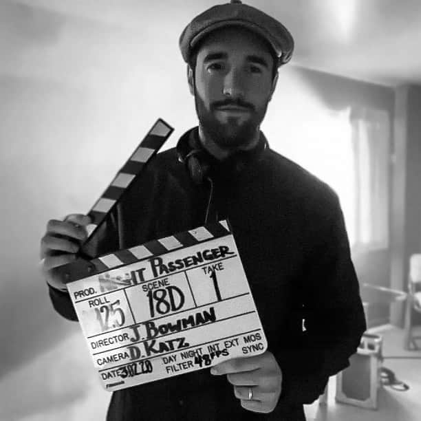 ジョシュ・ボウマンのインスタグラム：「#joshbowman director of #nightpassenger」