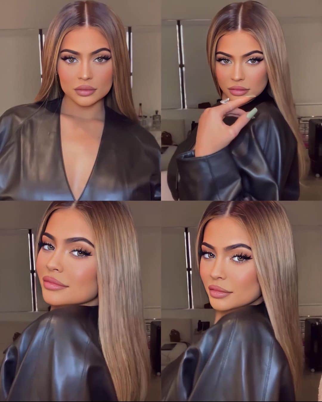 神能裕貴のインスタグラム：「🌫 Kylie Jenner 🌫 エクステやウィッグでヘアースタイルをチェンジして存分にヘアーを楽しんでいるカイリー!! 毎回素敵なヘアーで楽しませてくれますね！ 正直最新のヘアーはインスタのストーリーを見ていないと追いつけません！笑 @kylieskin でもお馴染み本当にビューティーが好きなのがわかりますね💯 更にSNSの1投稿の収入が1億円を超えるスーパーセレブ🌐 今後も彼女から目が離せません！ 🔰今現在のリアルヘアーは最後の2枚です！意外と短い👩🏼」