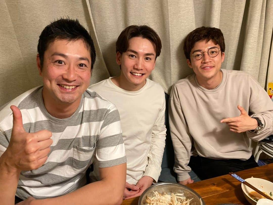 宮下純一さんのインスタグラム写真 - (宮下純一Instagram)「激励お肉で力つけよう会☺️オリンピック選考会&関東日刊記者杯頑張れ！お肉撮ったけどすき焼き撮るの忘れた😂😂#激励会 #神戸牛 #江原騎士 #和田兼輔 #オリンピック #すき焼き #たくさん食べてたくさん笑った」3月11日 19時47分 - junichi1017