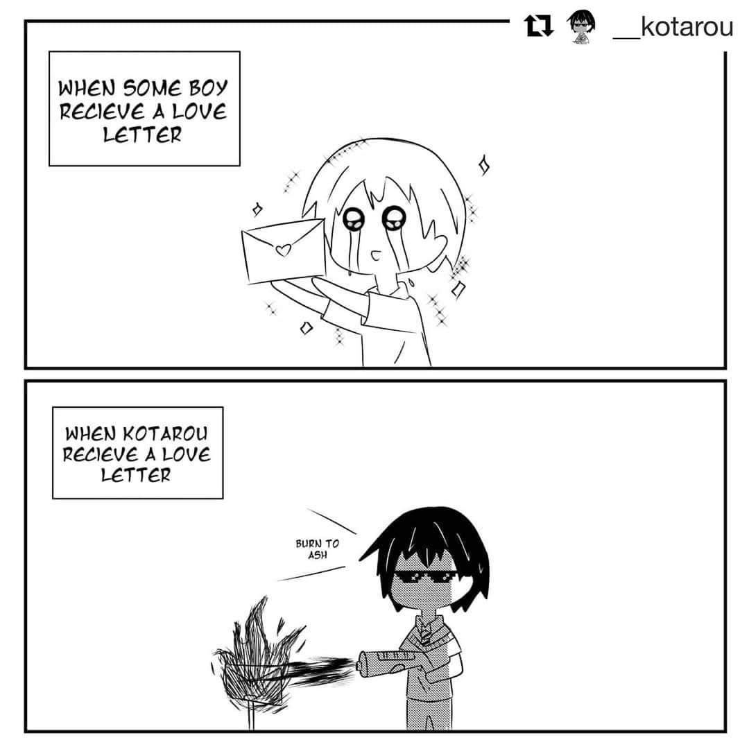 Koleksi Komik Malaysiaさんのインスタグラム写真 - (Koleksi Komik MalaysiaInstagram)「#Repost @__kotarou with @get_repost ・・・ RIP Love Letter . . . #oc #originalart #koleksikomikmalaysia #anime #manga #malaysia #animearts #artwork #mangadrawings」3月11日 22時28分 - tokkmungg_exclusive