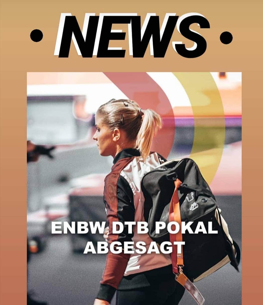 エリザベト・ザイツのインスタグラム：「❌❌❌BAD NEWS - NO DTB POKAL / WORLDCUP STUTTGART 2020 😵❌❌❌ #cancelled #corona #worldcup #eliseitz #gymnastics #nationalteam #germany #roadtotokyo2020 #nationalteam #stuttgart」