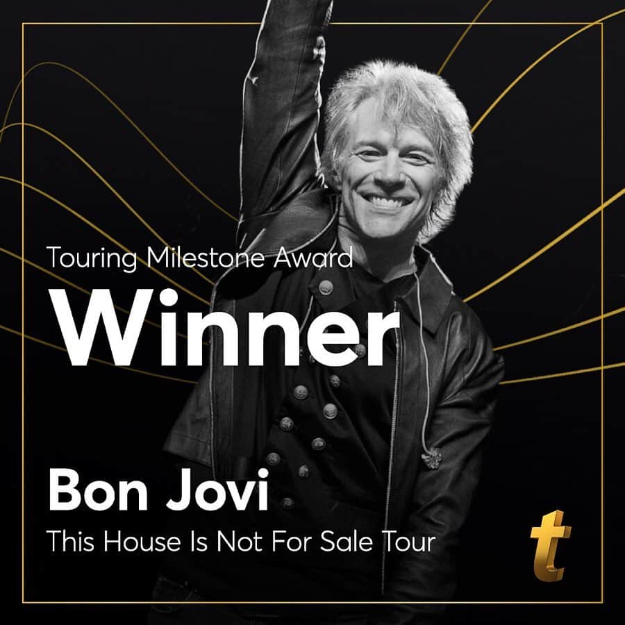 Bon Joviさんのインスタグラム写真 - (Bon JoviInstagram)「Over two million tickets sold on our This House Is Not For Sale Tour. Thank you to all of our amazing fans who joined us! @ticketmaster」3月12日 1時39分 - bonjovi