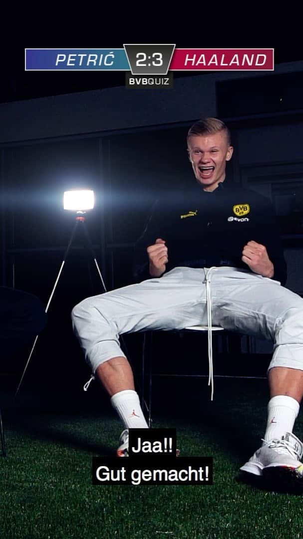 ムラデン・ペトリッチのインスタグラム：「Petric F2F mit Erling Haaland. BVB09」