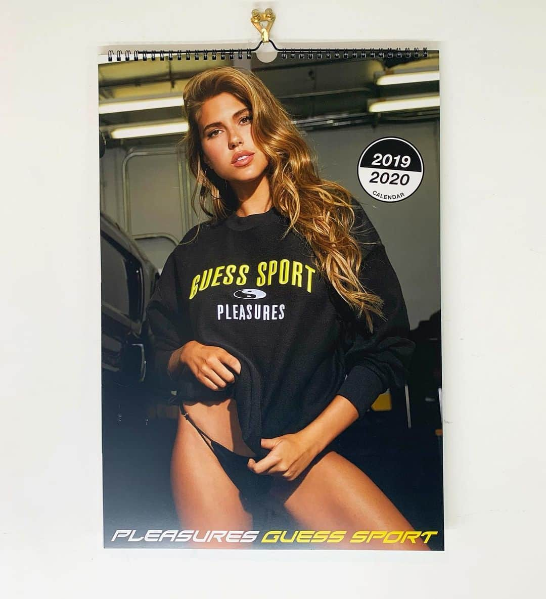 WILD STYLEのインスタグラム：「FREE Pleasures x Guess Sport CALENDAR with purchase of any Pleasures item in-store! Limited quantity, first come first serve 🔥」