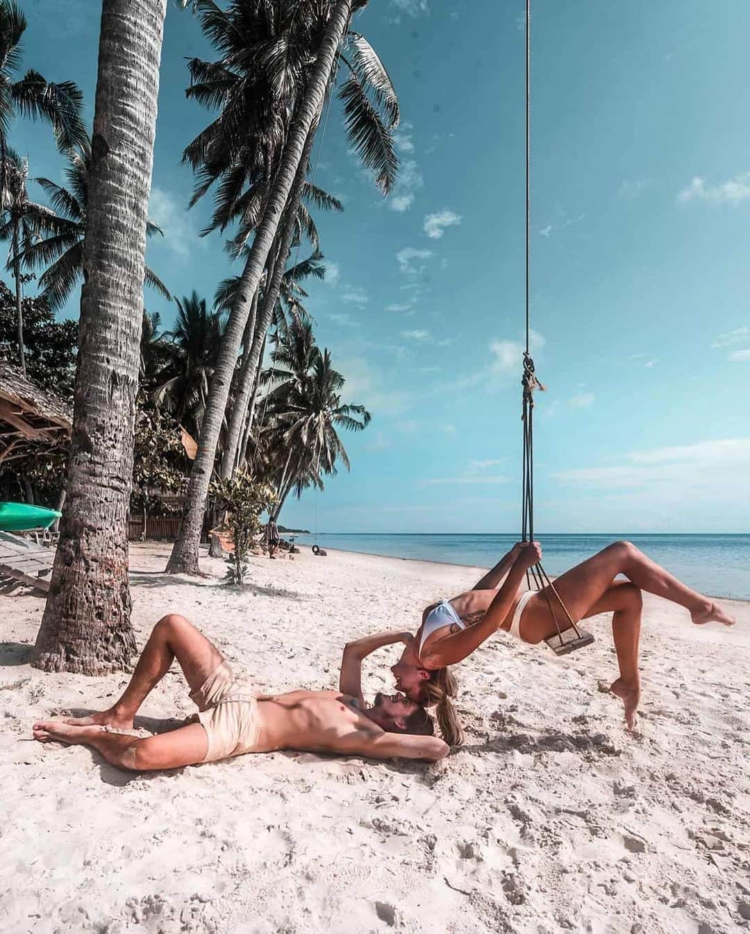 pomeloのインスタグラム：「@ourwanderlustory sharing their love stories on Instagram. They also created 3 presets on Pomelo. Use the code: NHQ8397 - NKG6141 - NVJ7031 for free and you can get a nice pic easily. Swipe left to see the before! 💕 .  Just as they said in the caption, “life is one big adventure", they travel around the world, embrace the unknown, explore new countries, discover new cultures, and also share their experiences on Instagram. ✈️They don't travel just to see, they travel to try, listen, feel and taste. So they gives you a feeling that each photo is meaningful and tells a story. ✨  Now they have to change their travel plans because of the coronavirus, but we do believe that positive thinking will let them do everything better than negative thinking will. 🌈  #vacationmode #worldtravelpics #couplegoals	#holidaytime	#tropicalisland #tropicalvibes #palmtrees 	#islandparadise	#paradiseonearth #travelingcouple #couplegoals #earthcouples #philippines」