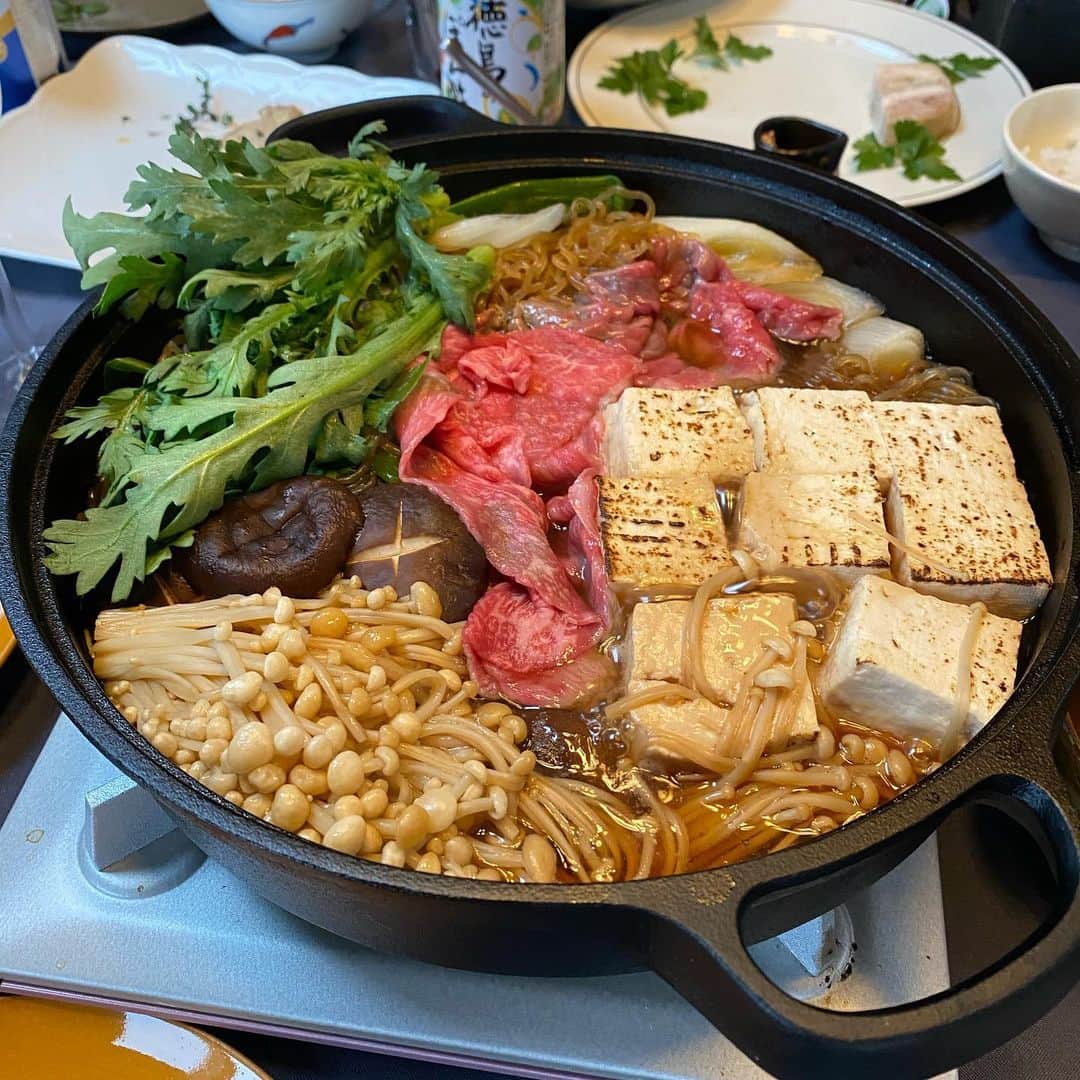 土岐麻子さんのインスタグラム写真 - (土岐麻子Instagram)「先日の すき焼き sukiyaki 스키야키 を思い出してる。」3月12日 19時22分 - tokiasako