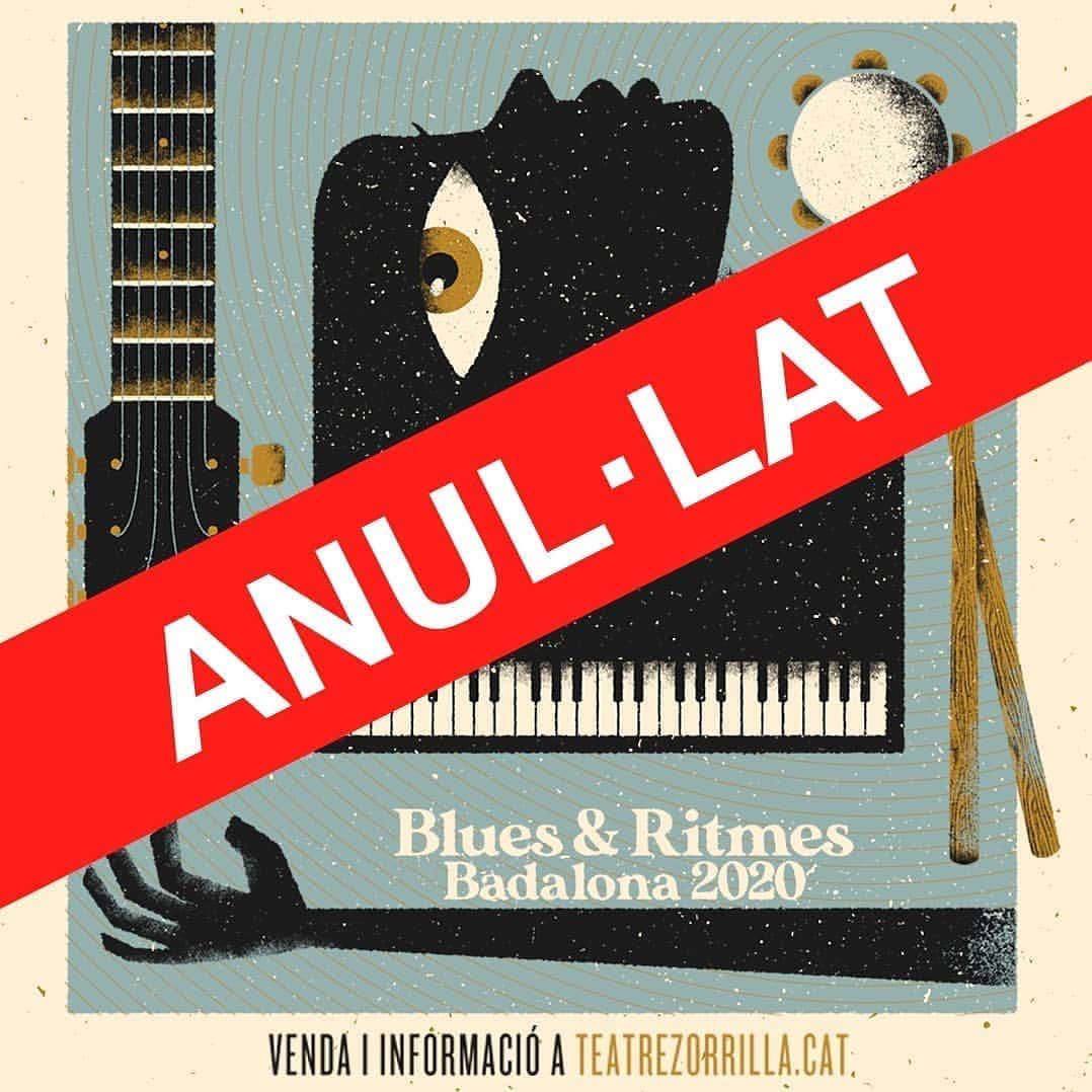 キティー・デイジー＆ルイスのインスタグラム：「Badalona, our sincerest apologies - we've just been informed that @bluesiritmes festival is cancelled this year due to the Corona virus epidemic. We were all really looking forward to it, hopefully next time. Peace & love, KDL 🧡」