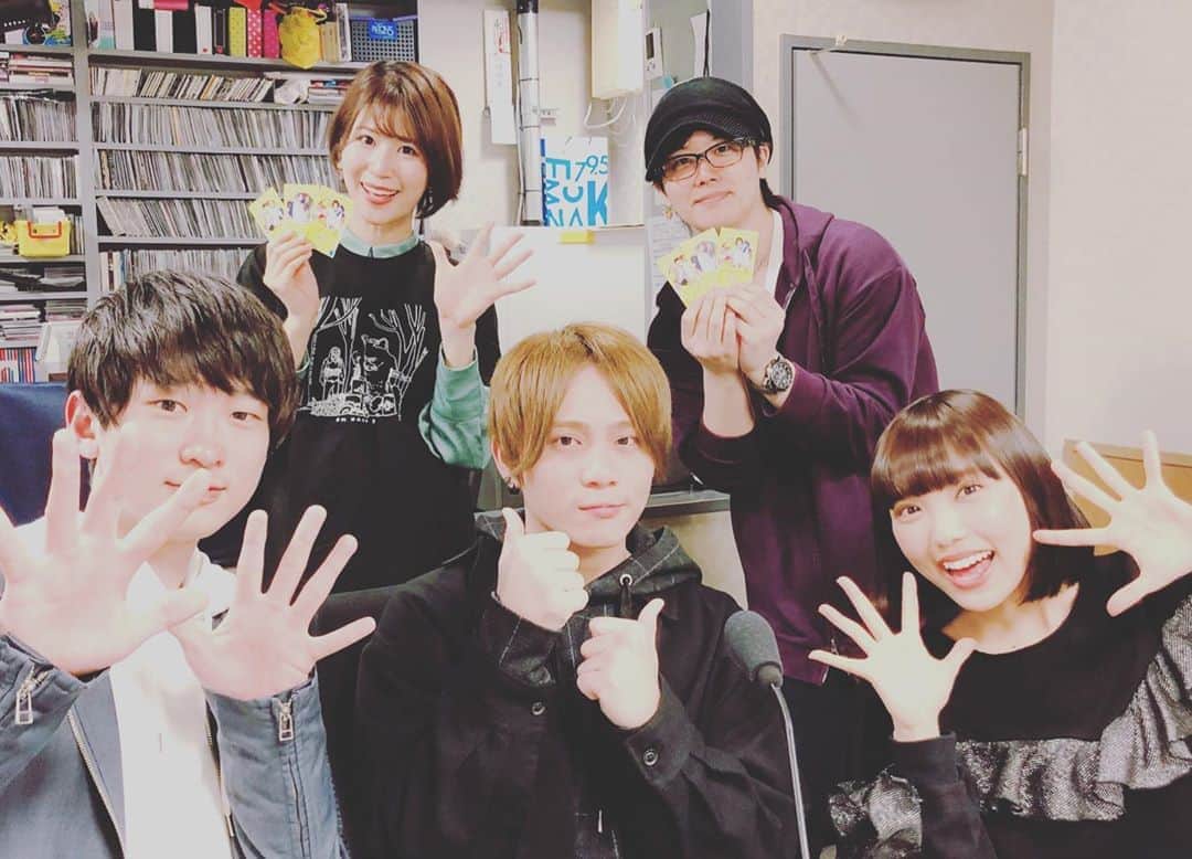 三浦祐太朗のインスタグラム：「本日のゲストは #スピラスピカ の皆さんでした。 #NACK5 #キラスタ #斉藤百香 #三浦祐太朗」