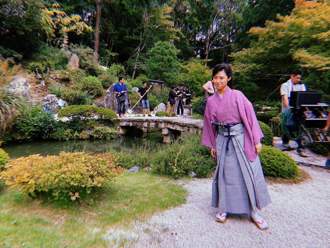 瀧本美織のインスタグラム：「「剣客商売 婚礼の夜」今日20時〜ぜひご覧ください🌸  #剣客商売  #婚礼の夜  #佐々木三冬  #男装  #武芸者  #フジテレビ」
