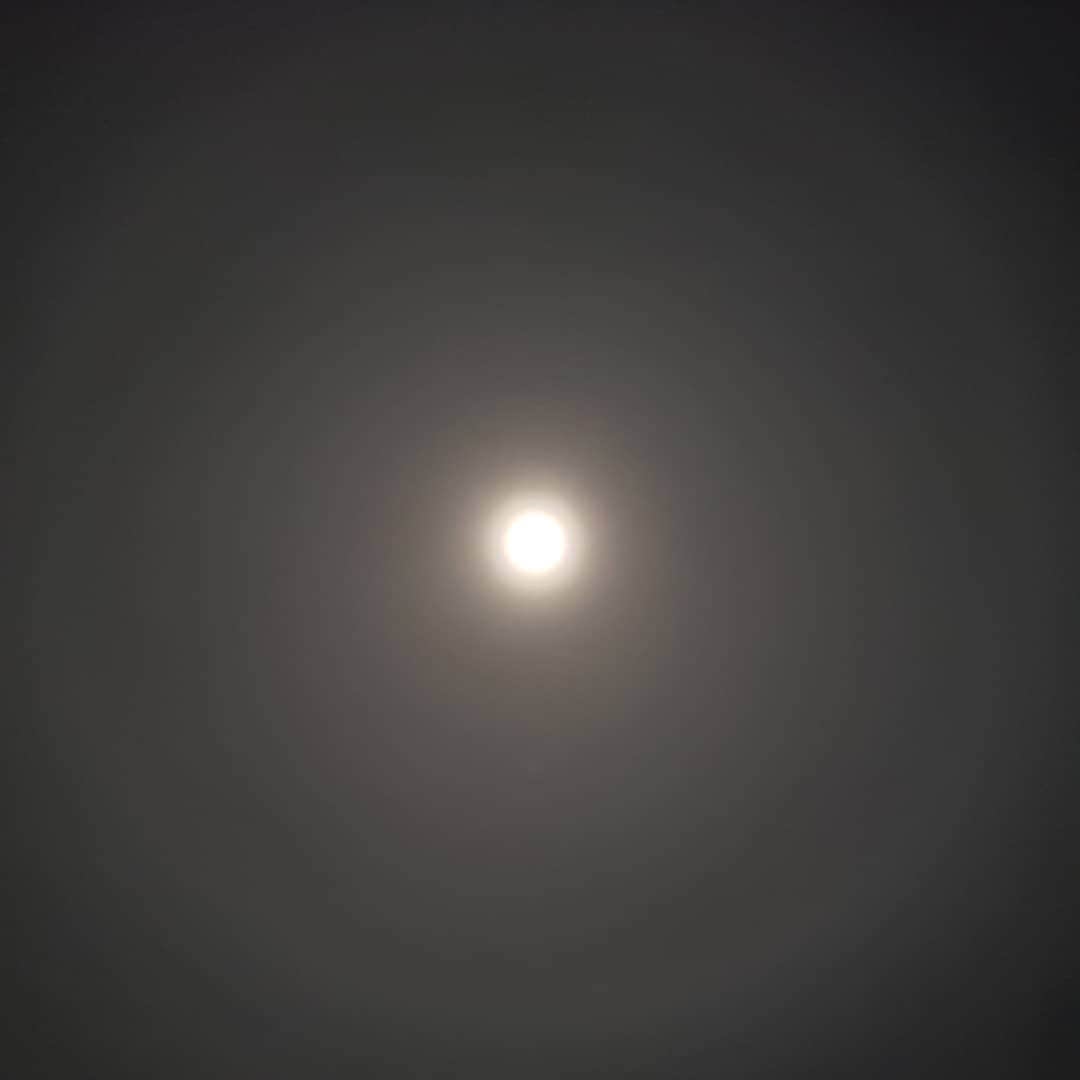東朋宏さんのインスタグラム写真 - (東朋宏Instagram)「こないだ千葉で見た月‼️ 周りに輪っかがあるやつ。  写真撮るの遅かったからちょっとうっすらだけど(笑)  これはなんと幸せの前兆、幸運が訪れるらしい‼️ よ～し、こりゃうっすら幸せになれそうだな。。。(笑)  #薬酒インスタ対決 #月 #夜景 #月暈 #つきがさ #げつうん #幸運 #幸せを呼ぶ」3月13日 10時34分 - tomohiro_azuma