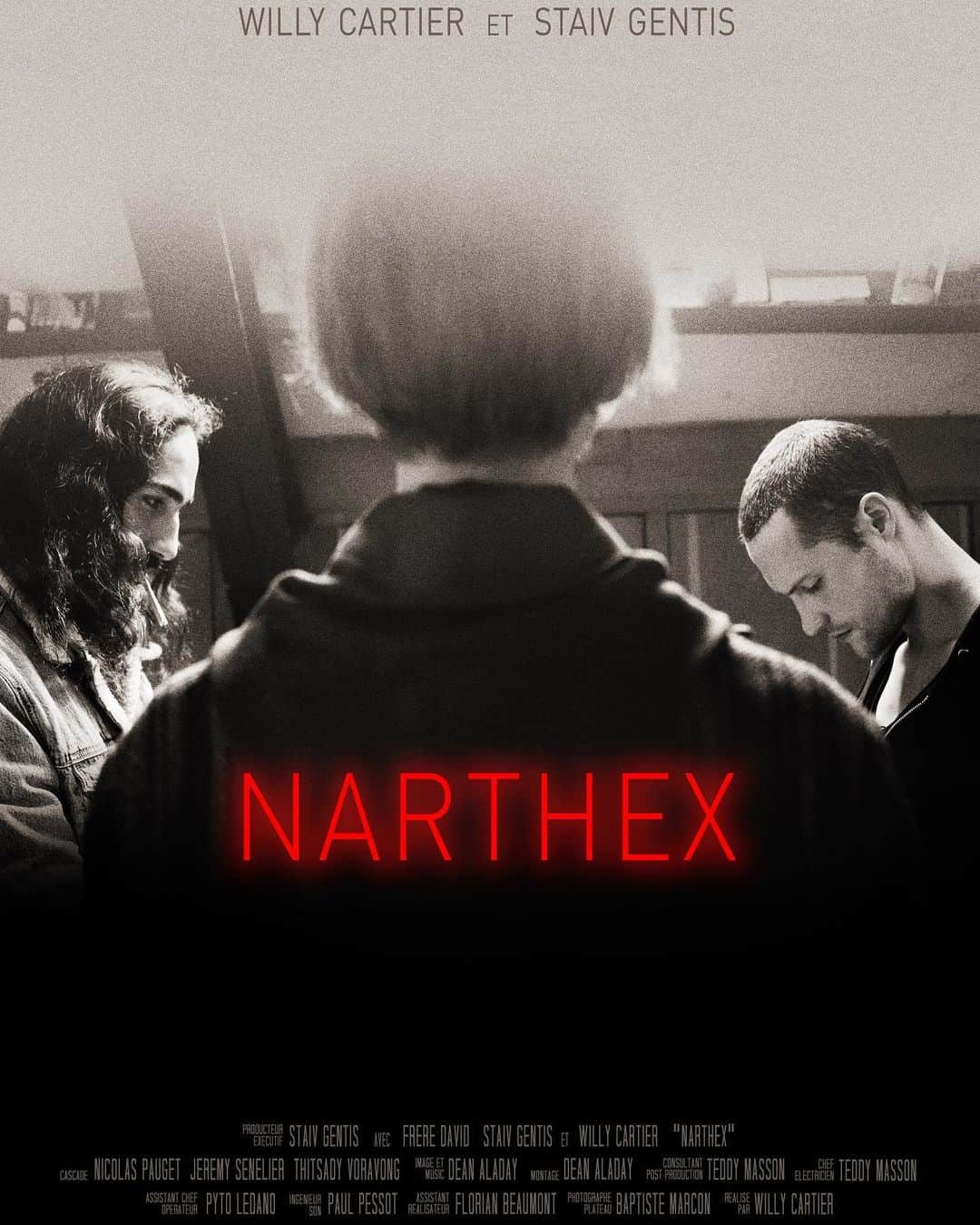 ウィリー・カルティエさんのインスタグラム写真 - (ウィリー・カルティエInstagram)「~NARTHEX~ is the first short film that I directed. Thanks to the wonderful team! ✨ Written by Willy Cartier & Staiv Gentis  Co-director: @beaumont_florian  Camera: @deanaladay & @pytoledano Light and photography: @teddy.masson Sound engineer: Paul Bessot Post-production: @deanaladay @Willycartier Staiv Gentis @teddy.masson Photograf: @baptistemarcon Executive producer: Staiv Gentis  Featuring: @willycartier Staiv Gentis & Frère David @silverfishproduction  And @damien_keyser for the crazy last minute sound design! And @ziwi_z !!!」3月13日 2時49分 - willycartier