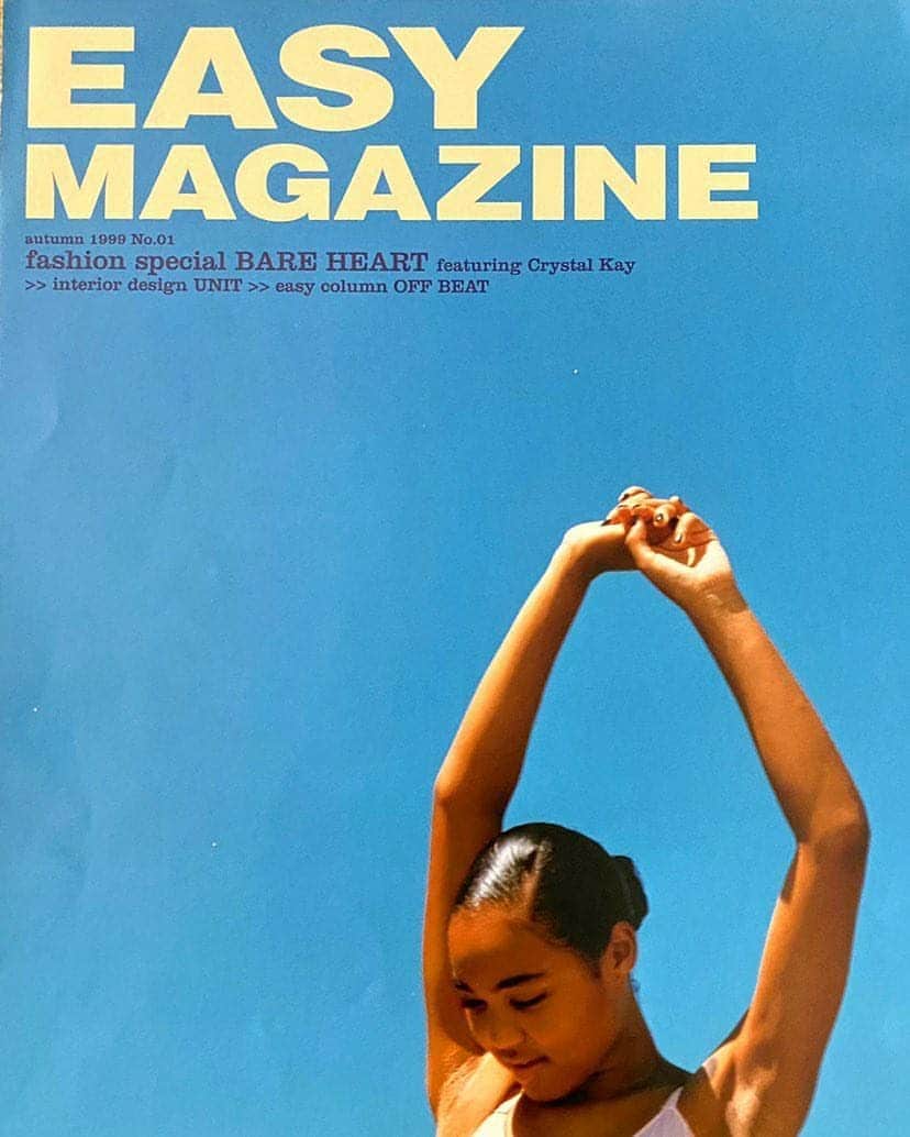 Crystal Kayさんのインスタグラム写真 - (Crystal KayInstagram)「FBF: 1999 cover of Easy Magazine. 13 year old me... なっつーーーー！！13ちゃいでちた😜  MUA: @omoshita」3月13日 18時38分 - crystalkayofficial