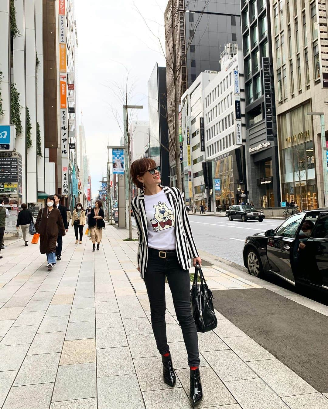 トムセン陽子さんのインスタグラム写真 - (トムセン陽子Instagram)「久々の銀座〜。 . . . #ginza #tokyo #japan #ootd」3月13日 19時16分 - yokothomsen