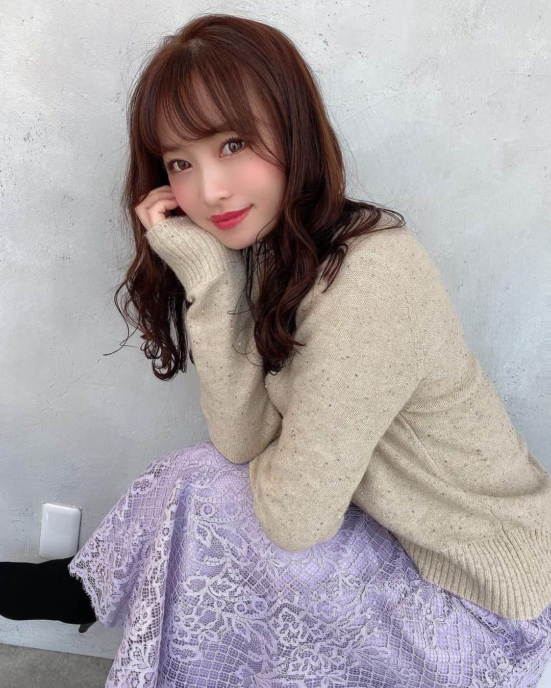 清里千聖さんのインスタグラム写真 - (清里千聖Instagram)「. 収録前に💇‍♀️💕 #pinkbrown 🧸🌸. 春っぽくしてもらいました💓. #salowin #原宿 #前髪命 #💇‍♀️」3月13日 11時58分 - chiseikiyosato