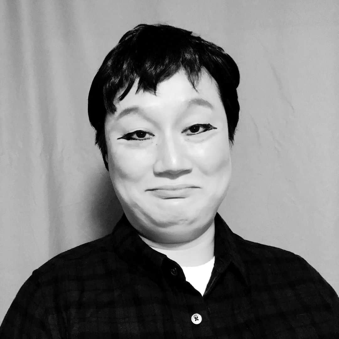 イーちゃんのインスタグラム：「‪言われたのをやりつづけたものまね ダンカンさん #ダンカン  #ものまね #ものまねメイク」