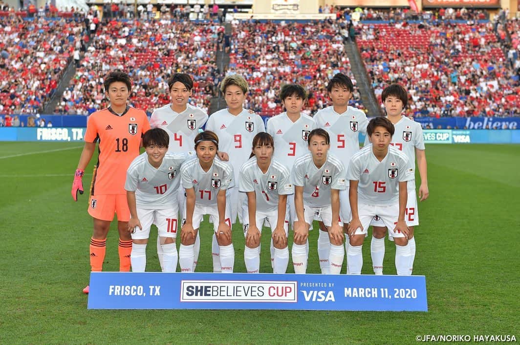 中島依美のインスタグラム：「SheBelieves cup﻿ 全敗で悔しい結果で終わりました。﻿ この大会を終えて感じた事や課題は﻿ たくさんあります！﻿ レベルアップできるように﻿ チームで精一杯頑張ります！！！﻿ ﻿ たくさんの応援本当にありがとうございました。﻿ ﻿ #なでしこジャパン﻿ #SheBelievescup﻿」