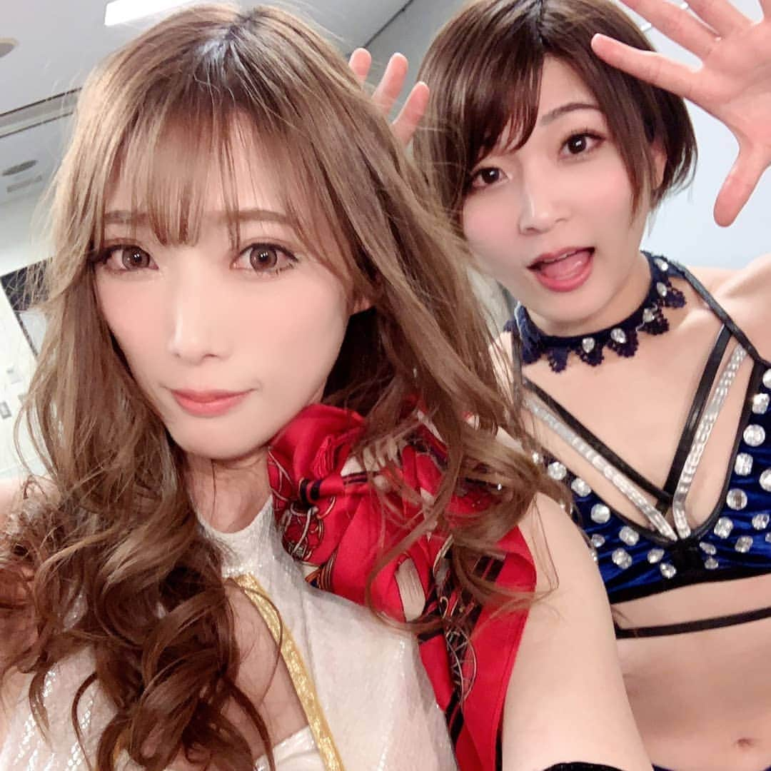 安納サオリさんのインスタグラム写真 - (安納サオリInstagram)「この2人最強すぎない？ 沙希さん好きだなー  #赤井沙希 さま #安納サオリ  #ddtpro  #路上プロレス #女子レスラー  #プロレス」3月13日 17時52分 - anou_saori