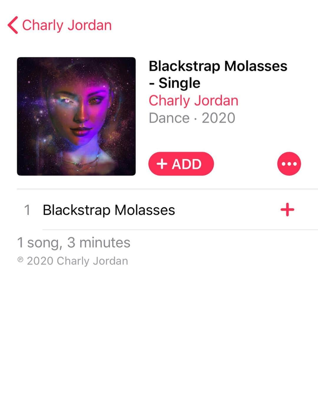 チャーリー・ジョーダンさんのインスタグラム写真 - (チャーリー・ジョーダンInstagram)「My first single written, produced, and sung by me “Blackstrap Molasses” is now available to stream on iTunes, Spotify, and Apple Music! FINALLY 🔮 thank you everyone for the constant love and support! I love this first track and I hope you guys do too. Tag me in videos of you listening ✨LINK IN BIO // Tune in for my live set tonight at 7 where I debut this song in my Hakkasan set!」3月14日 4時38分 - charlyjordan