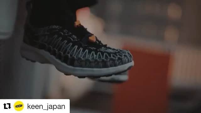 モリシーのインスタグラム：「KEENの新作ムービーにユキエとモリシーで出演させて頂きました。  #Repost @keen_japan with @get_repost ・・・ ＼オープンエア・スニーカー最新作「UNEEK SNK」3.19発売／ ・ 2本のコードと1枚のソールで編み上げられたユニークな見た目の斬新さにくわえ機能も備わった「UNEEK」コレクション最新作は、スタイリッシュなスタイルはそのままに、サステナブルプロダクトに進化。#AwesomeCityClub のモリシーとユキエが出演するスペシャルコラボレーションムービーを期間限定公開中。 ・ ▶UNEEK SNK https://lnky.jp/BcXp2L3 ・ #KEEN #UNEEKSNK ・ @awesomecityclub @morisee_acc @yukie_acc ・ @ryojikamiyama @holyze @yang_yu0924 @taro6078 @highvision」