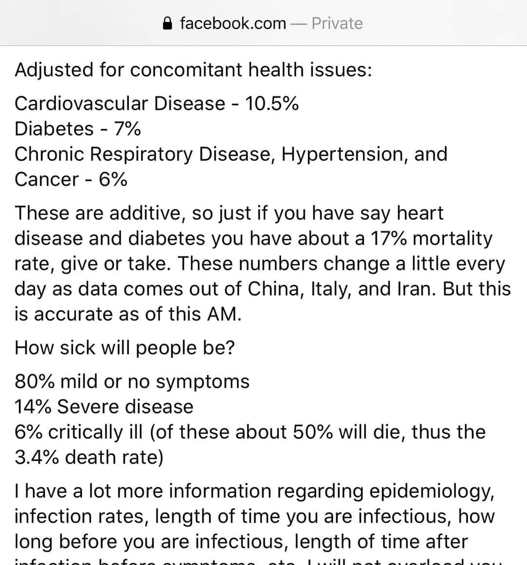 ジェリー・ライアンさんのインスタグラム写真 - (ジェリー・ライアンInstagram)「Some good information here on this pandemic. We all need to be taking this seriously. #coronavirus #washyourdamnhands #wereallinthistogether」3月14日 1時59分 - jerilryan