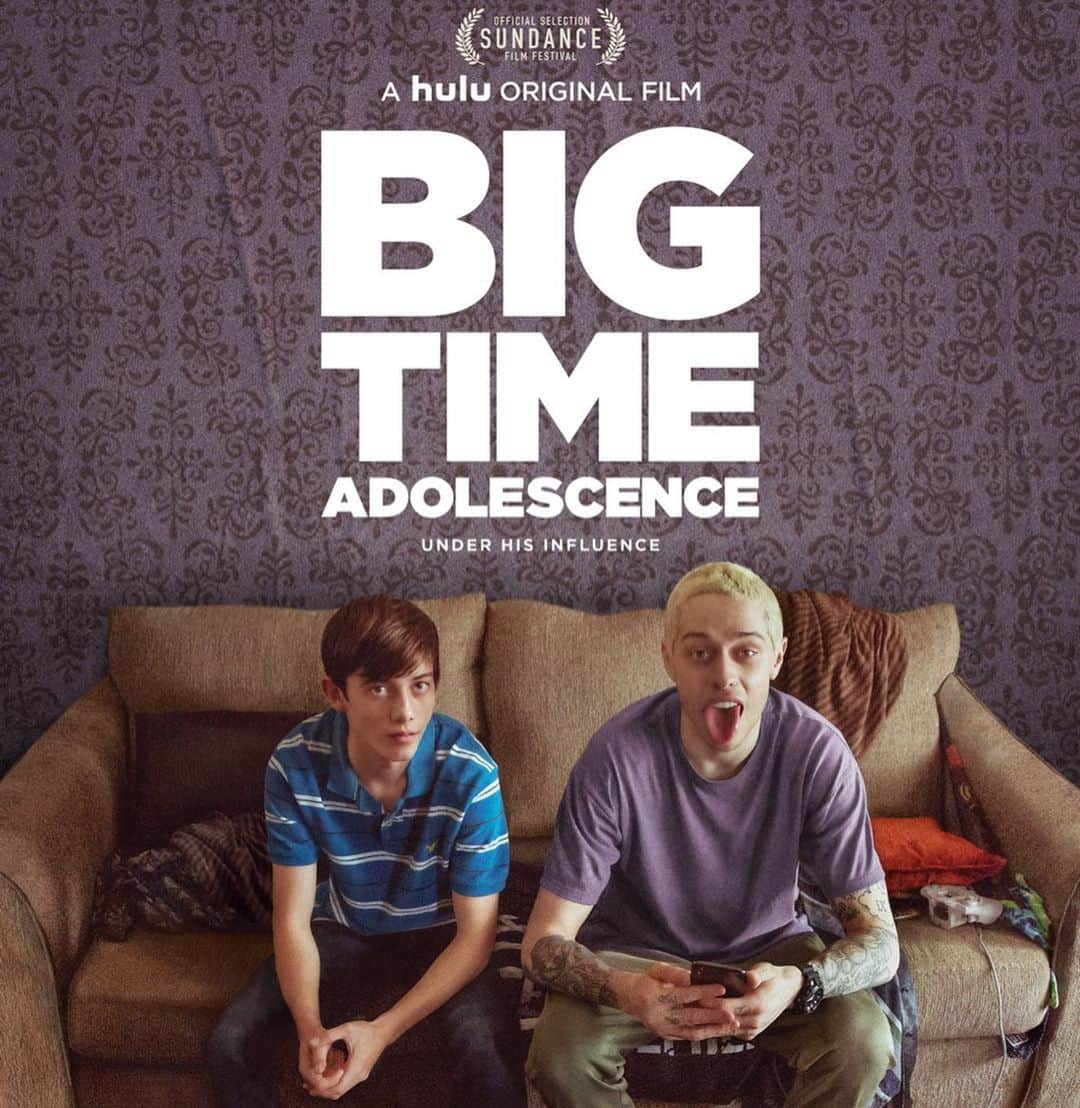 グリフィン・グラックのインスタグラム：「SURPRISE! In honor of the end of the world, Big Time Adolescence is out now on Hulu for you to enjoy in the safety of isolation.  This is unreal 🤯❤️」