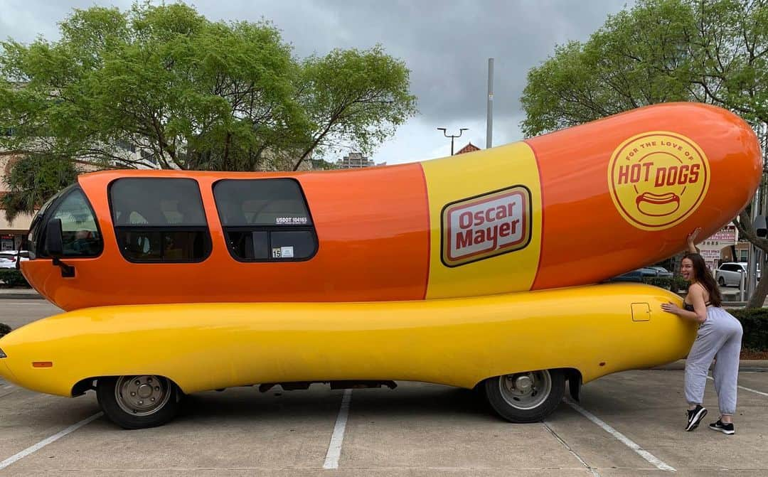 ブレア・ウィリアムズさんのインスタグラム写真 - (ブレア・ウィリアムズInstagram)「I found a GIANT🌭 I asked my driver to be my photographer.」3月14日 3時40分 - blairwilliams