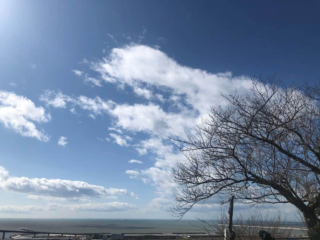 安藤美姫さんのインスタグラム写真 - (安藤美姫Instagram)「2020.March.11 When I went to visit in Ishinomaki where are earthquake and tsunami happened... This is one of the place that people escaped from the city call “Hiyoriyama”. 2020/3/11 今年も石巻の空の下この日を日和山から１日が始まりました。 青空と海の青とが一緒になって穏やかな朝でした😌  #東日本大震災  #311 #日和山 #石巻 #hiyoriyama  #ishinomaki」3月14日 13時39分 - miki_m_ando0403