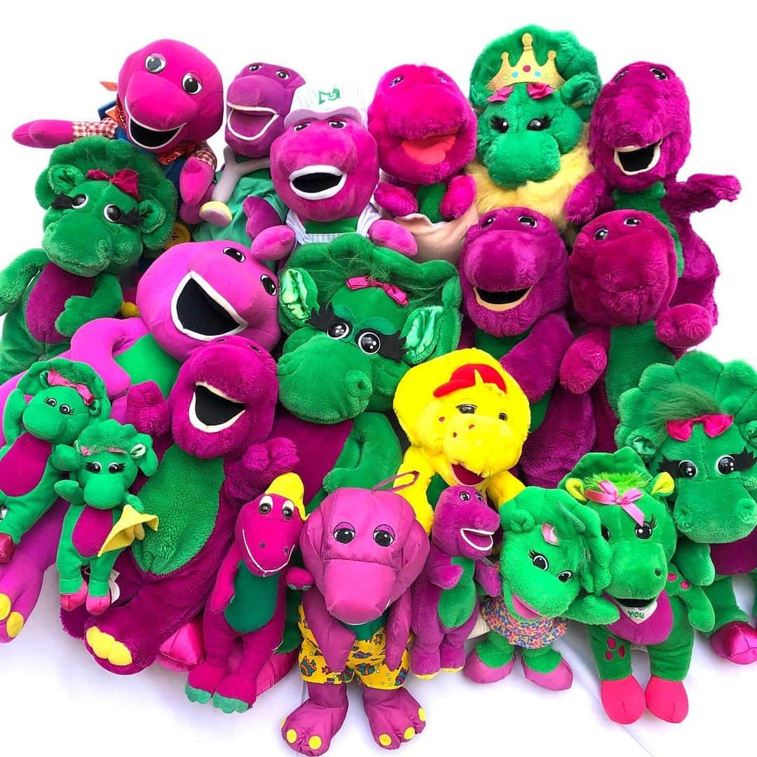 おもちゃやSPIRALさんのインスタグラム写真 - (おもちゃやSPIRALInstagram)「Barney Plush沢山入荷しました🦖✨」3月14日 14時08分 - spiral_toy