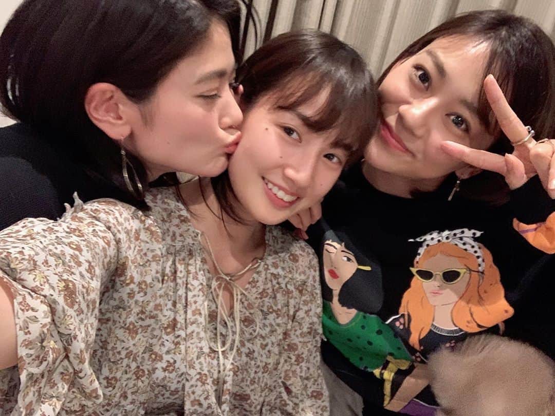 高嶋香帆のインスタグラム：「大好きなお二人と今年初のご飯でした🥰💓 . 楽しくて美味しくてあっという間！幸せでした🥺💓」