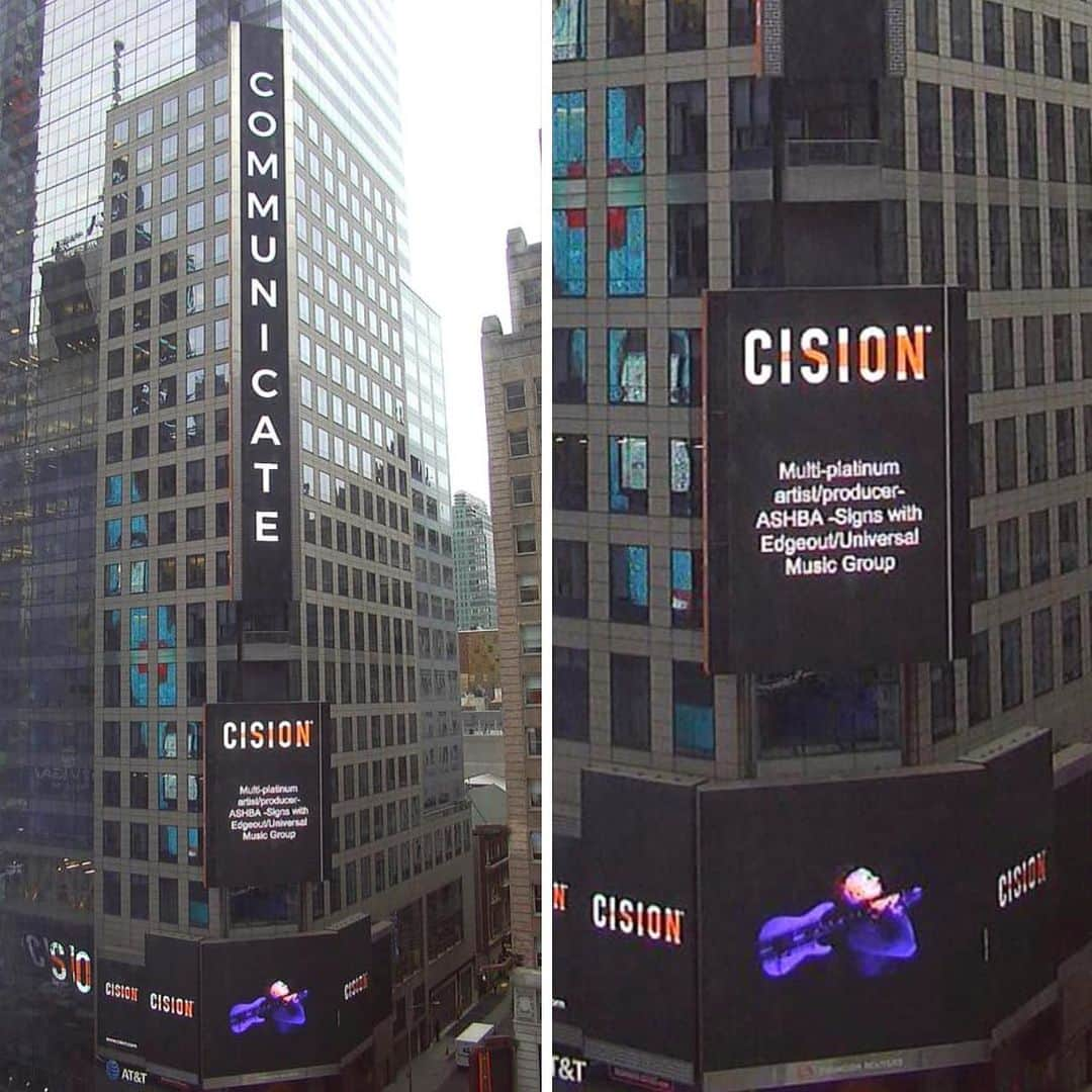 DJアシュバさんのインスタグラム写真 - (DJアシュバInstagram)「NYC Times Square! #ASHBA #theabducted 🤟🏼👽」3月14日 11時22分 - ashba