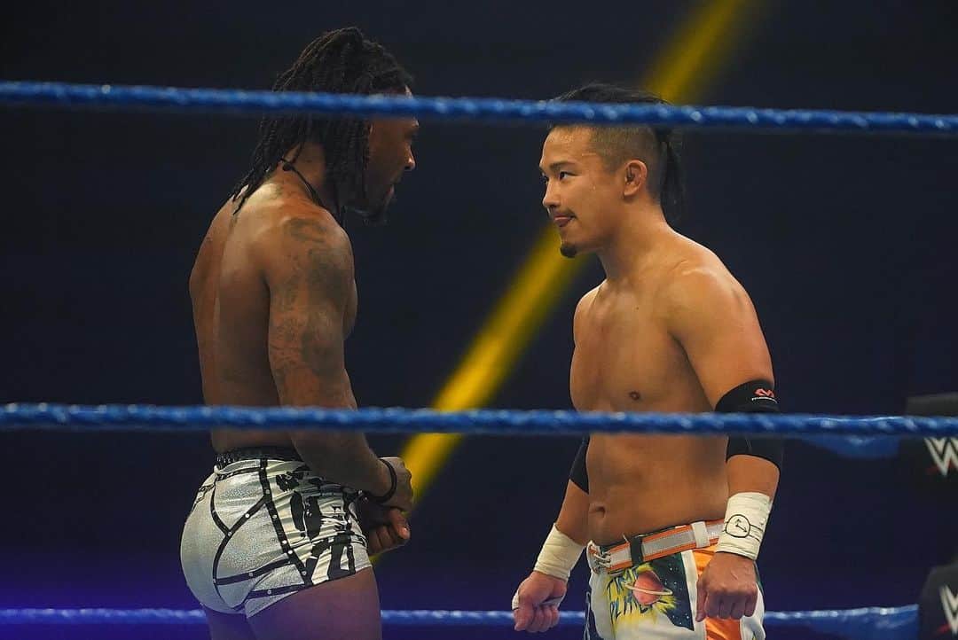 WWEさんのインスタグラム写真 - (WWEInstagram)「The #WWENXT Cruiserweights are victorious over the #205Live Originals...but it looks like there’s a score to settle between @kushida_ts & @isaiahswervescott!」3月14日 11時30分 - wwe