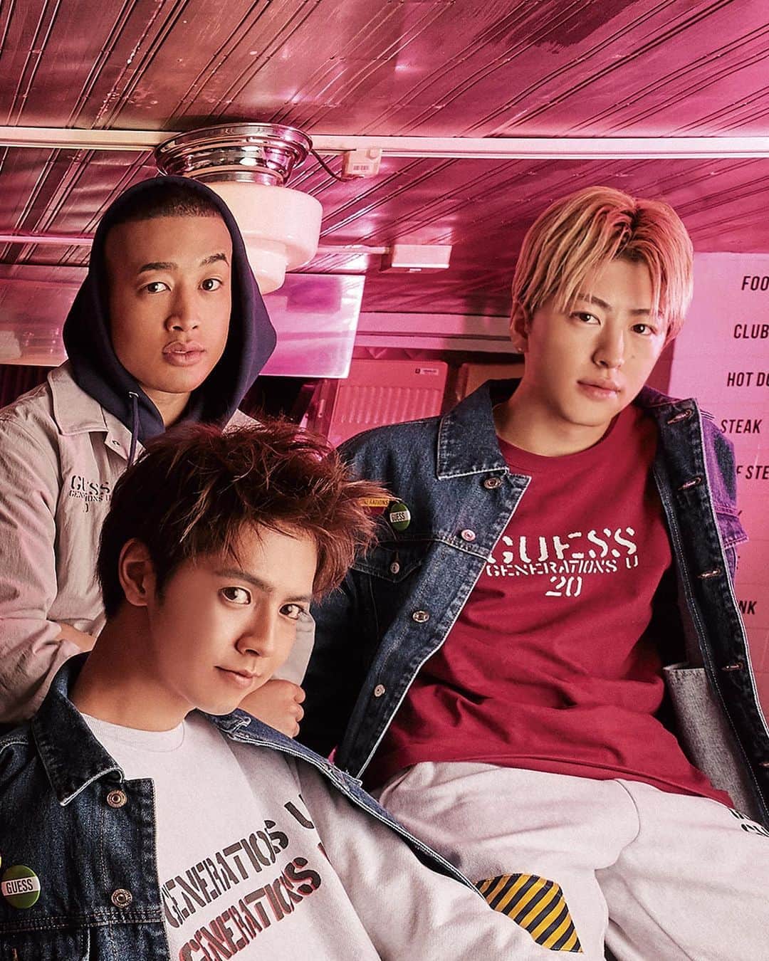 GENERATIONS from EXILE TRIBEさんのインスタグラム写真 - (GENERATIONS from EXILE TRIBEInstagram)「Take notes: #GuessxGenerations to launch at GUESS stores in Japan on March 16th. See our stories for launch dates across Asia 👀📝」3月14日 12時01分 - generations_official