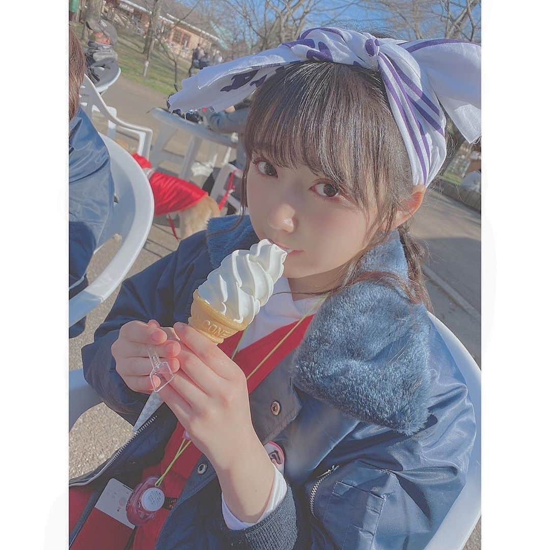 鈴木くるみさんのインスタグラム写真 - (鈴木くるみInstagram)「アイスクリーム🍦  #アイスクリーム #成田ゆめ牧場 さん #ゆめ牧場ソフトクリーム  #おいしい #甘いもの #るんるん #また食べたい」3月14日 22時54分 - kurumi_akb48