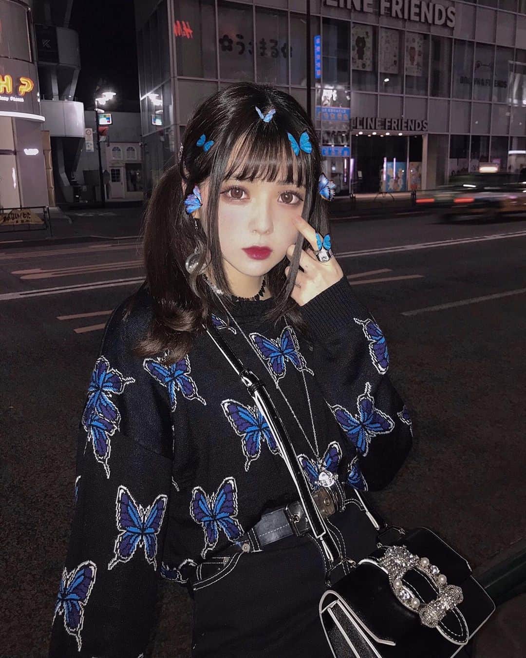 夢乃まゆこさんのインスタグラム写真 夢乃まゆこinstagram ピープス女子 サブカル女子 サブスト女子 Leetガール ファッション シルバーアクセサリー Viviennewestwood Ootd Hasp Mdst ストリートコーデ 蝶 蝶々 韓国ファッション