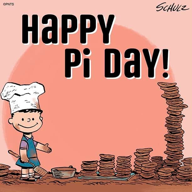 スヌーピーさんのインスタグラム写真 - (スヌーピーInstagram)「Happiness is pie on #PiDay!」3月14日 23時48分 - snoopygrams