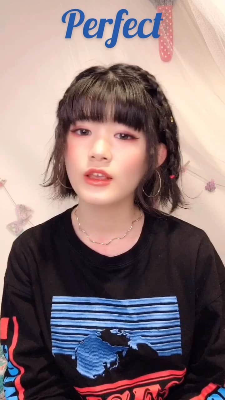 のインスタグラム：「大好きなバラードをカバーしました🤗✨何気に初バラードかも...🤔 みんな感想教えてね❤  How do you like it??😇🤍 #perfect #edsheeran #cover #coversong #カバー」