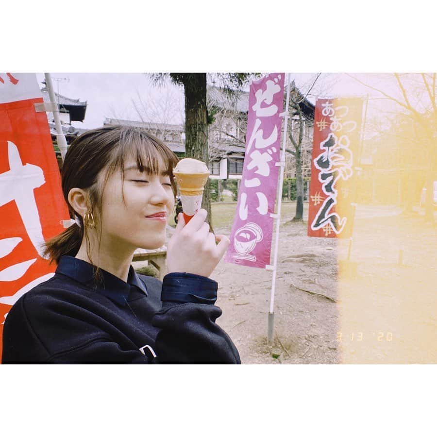 中野恵那さんのインスタグラム写真 - (中野恵那Instagram)「🍦🚘🦌 （おじーちゃんとまたお出掛けしてきました。もぉすぐばいばいだぁ、やだなぁ、、）」3月14日 18時45分 - nakano.ena