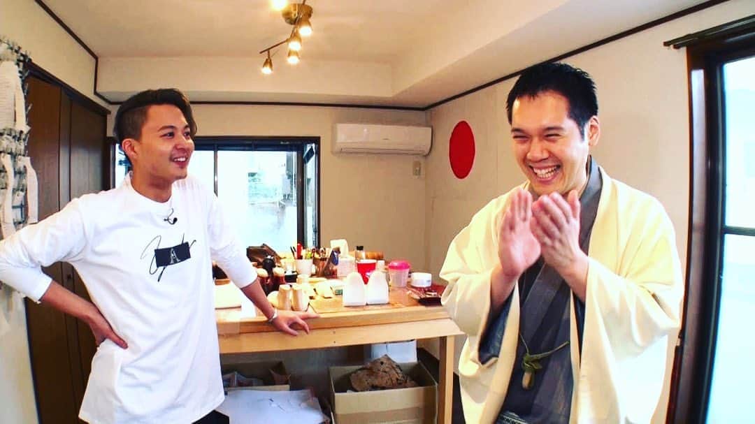 花田優一のインスタグラム：「、﻿ 伯山カレンの反省だ！﻿ ﻿ 花田優一の靴納品SPだ！﻿ 是非見てください！﻿ ﻿ 本日 深夜0時10分〜﻿ ﻿ #伯山カレンの反省だ！」