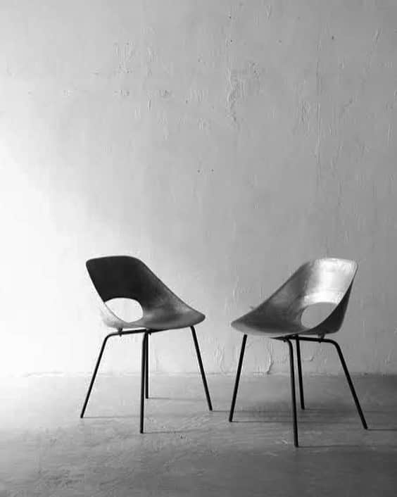 Takayuki Konoのインスタグラム：「#pierreguariche #tulipchair #inspiration」