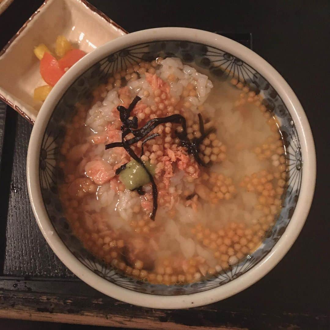 吉良穂乃香のインスタグラム：「たぶん実感は居なくなってから出てくるんだろうなあ。 #お茶漬け」